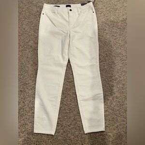 Talbots Corduroy Jeggings Winter White NWT Size 10